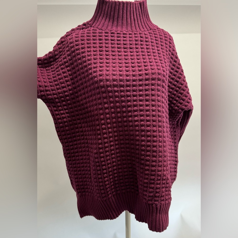 French Connection  100% cotton Popcorn Sweater